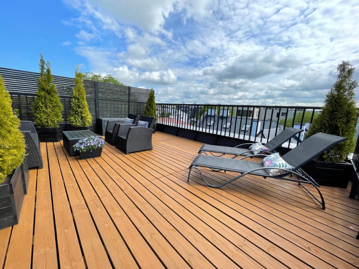 City Terrace Apartment Avangard - Large Private Roof Terrace Tallinn Exterior photo